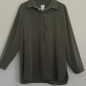 Chico's Olive Green Tunic